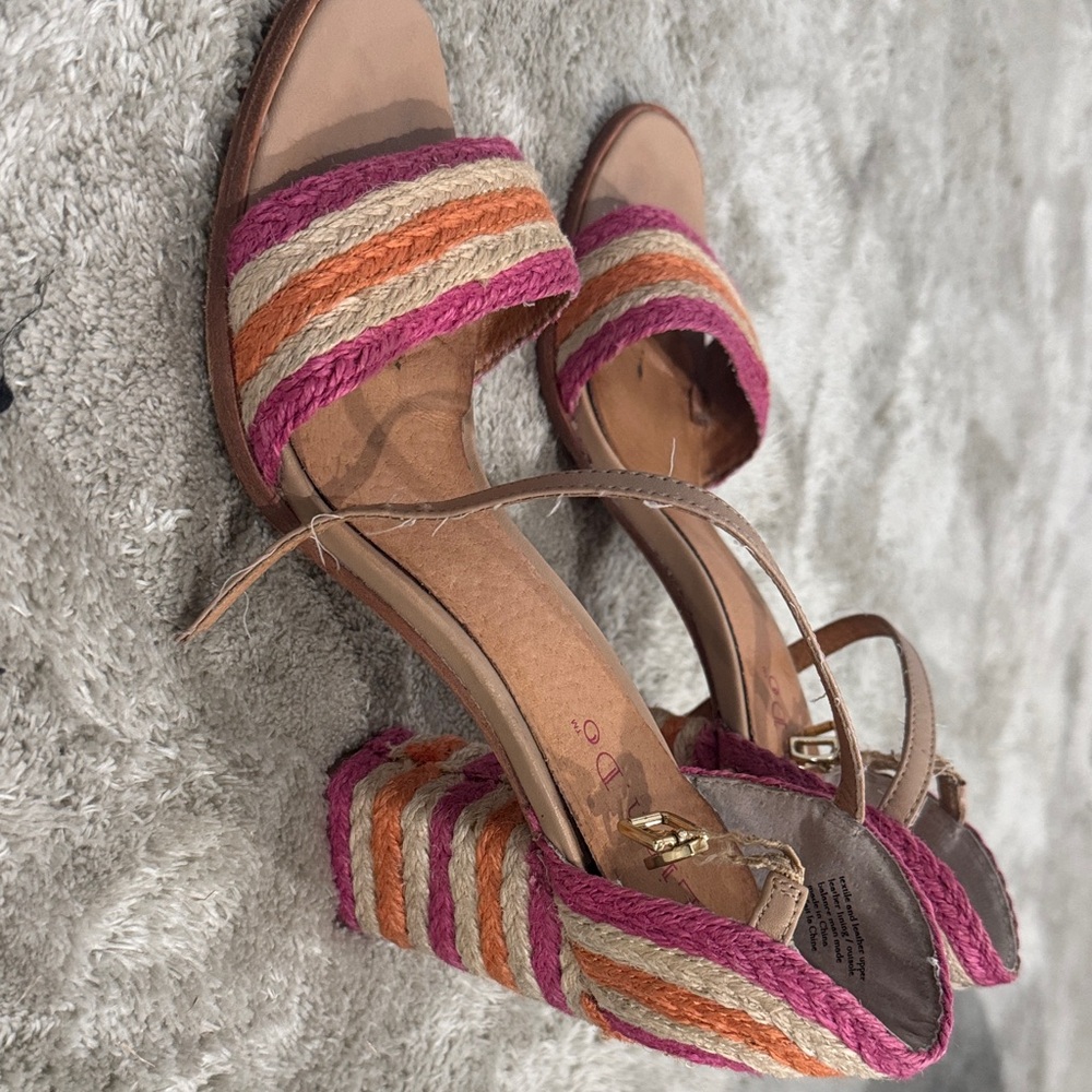 Sam Edelman Multicolor Striped Sandals - Picture 2 of 2